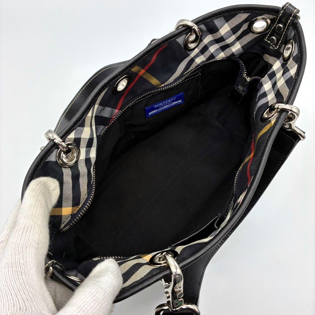 バーバリーブルーレーベル ショルダーバッグ ハンドバッグ 2way ノバチェック