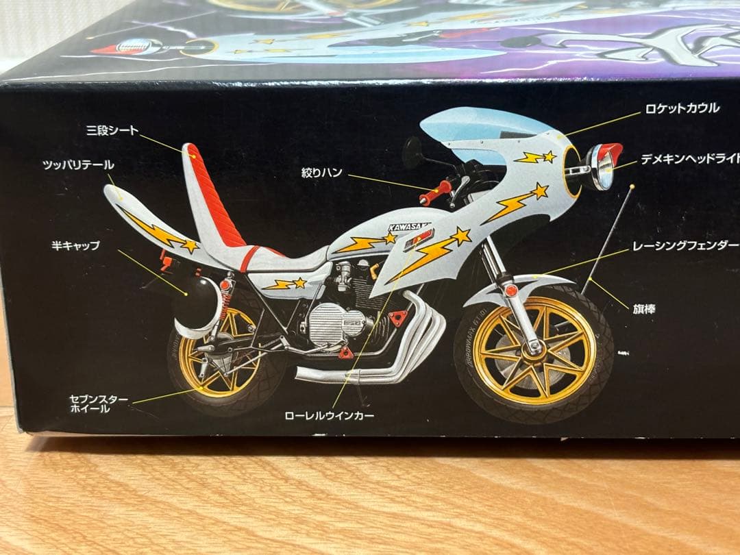 アオシマ 1/12 俺のマシン 電光石火 750RS ZII ゼッツー 未組立