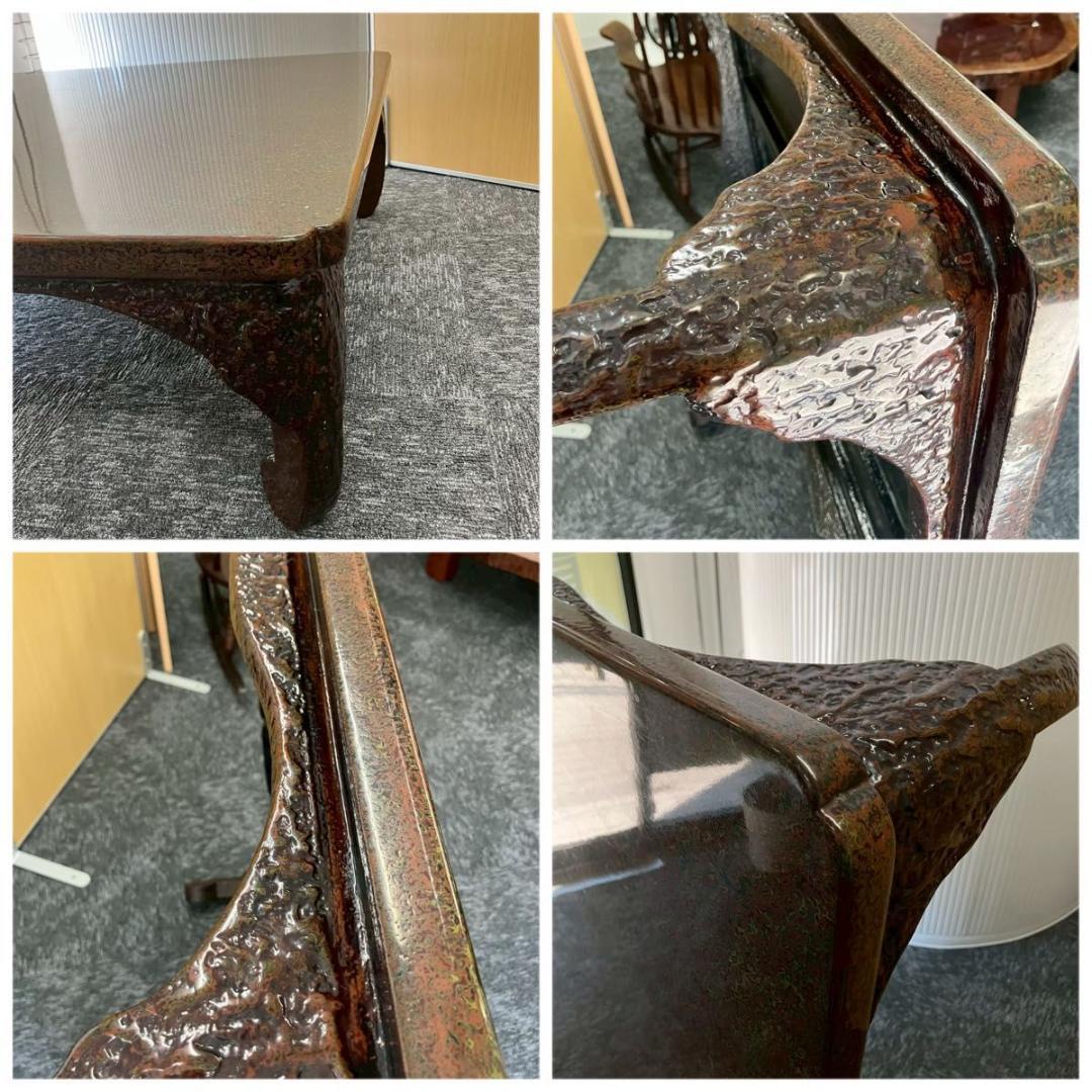 《良品》 津軽塗 座卓 テーブル 昭和レトロ ヴィンテージ センターテーブル