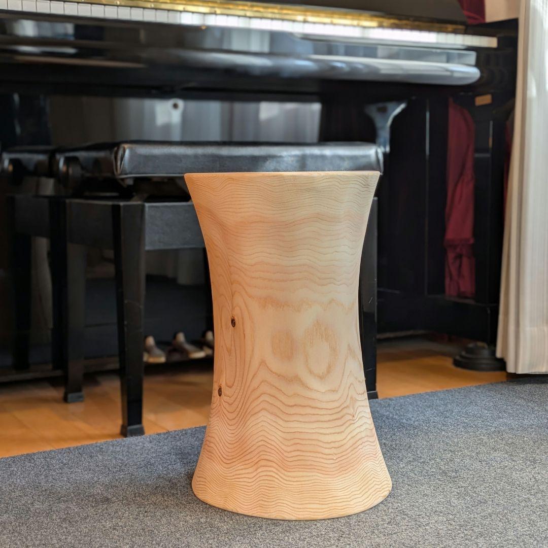 ppp　檜　丸太　椅子　スツール　高さ約45.5㎝