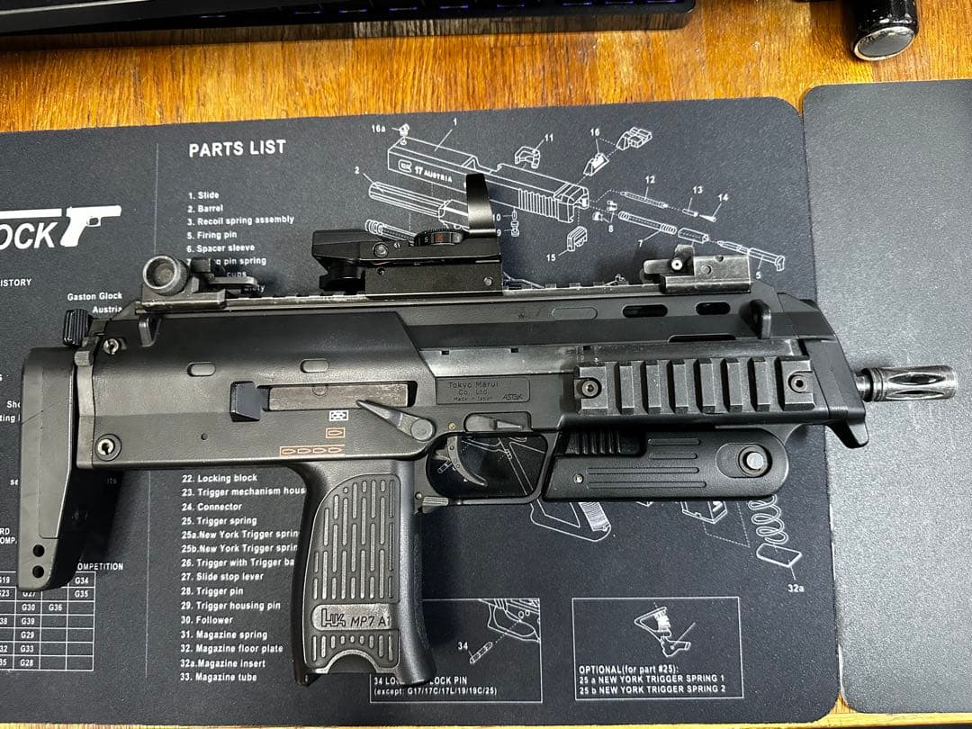 東京マルイ MP7A1 ガスブロ ドットサイト付き