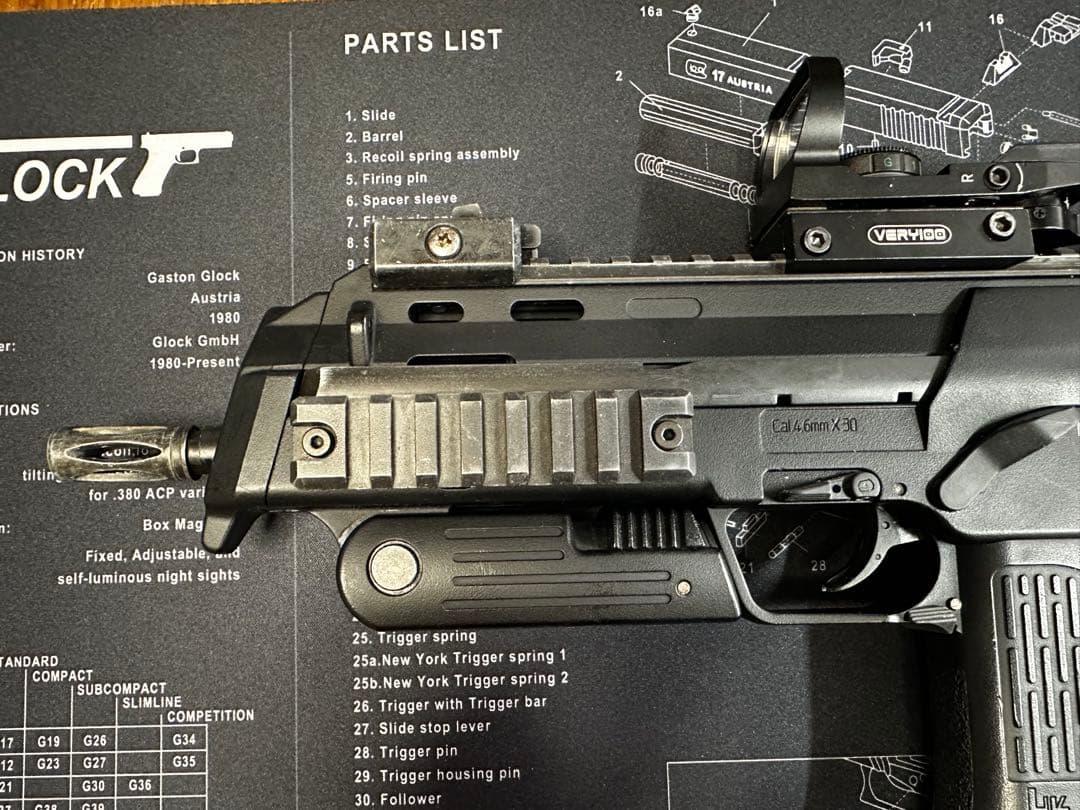 東京マルイ MP7A1 ガスブロ ドットサイト付き