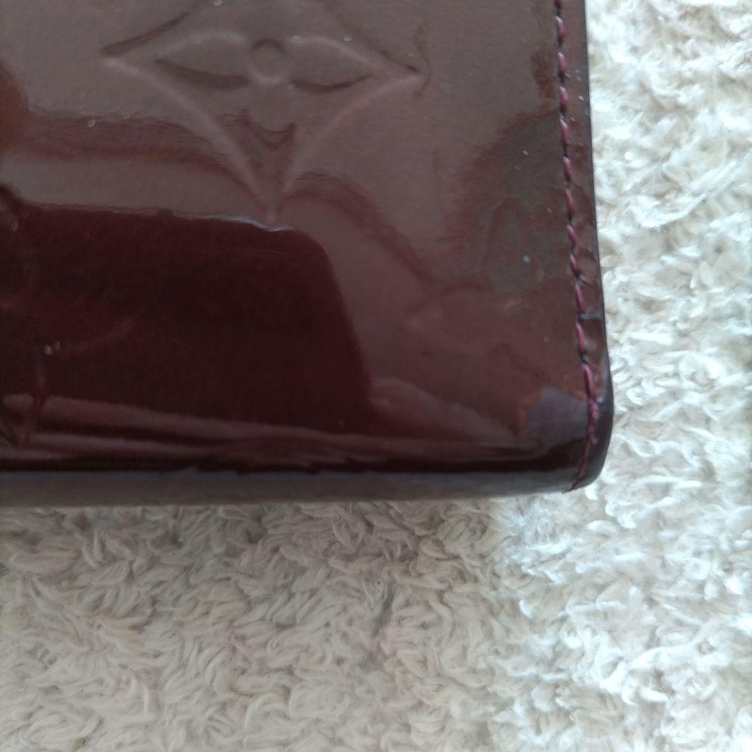 Louis Vuitton　ヴェルニ　ワインレッド　がま口