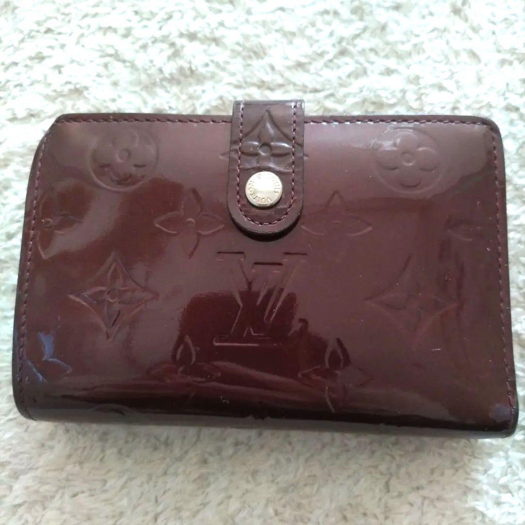 Louis Vuitton　ヴェルニ　ワインレッド　がま口
