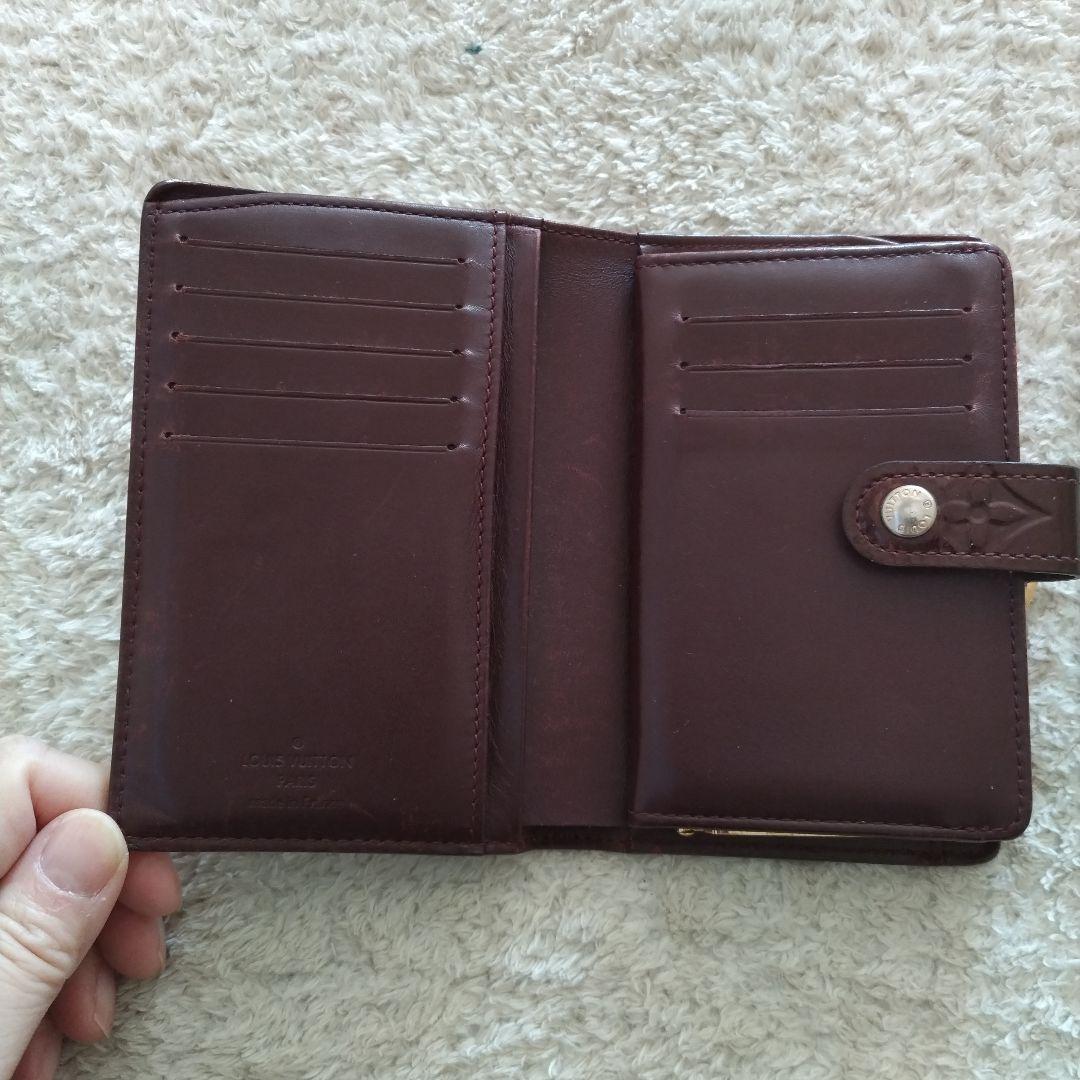 Louis Vuitton　ヴェルニ　ワインレッド　がま口