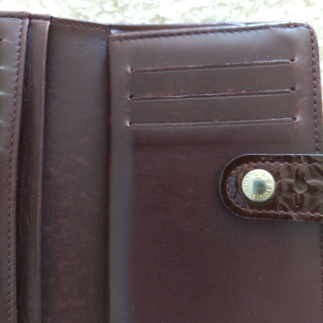 Louis Vuitton　ヴェルニ　ワインレッド　がま口