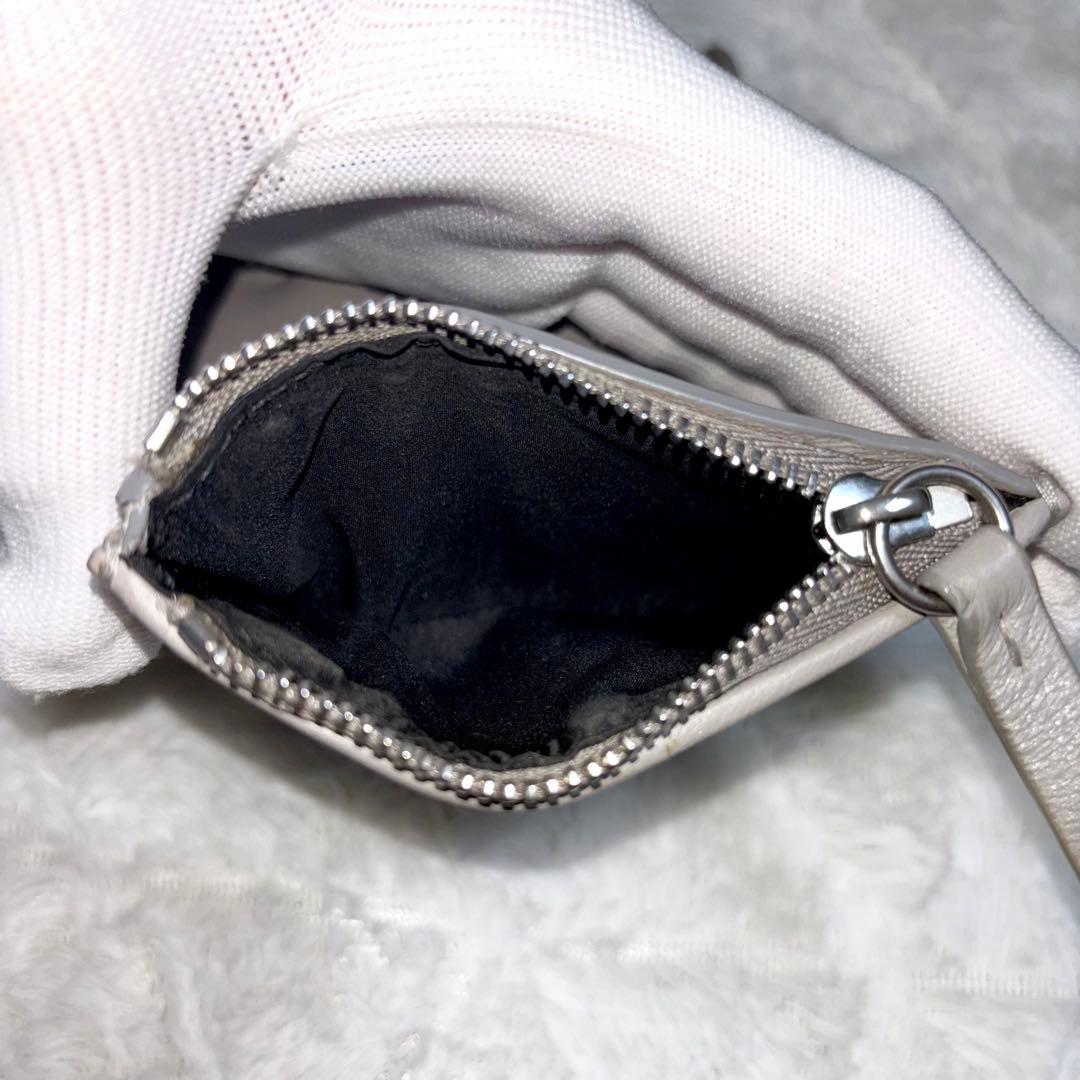 美品✨　【マルジェラ】折り財布 グラムスラム カレンダー オールレザー グレー