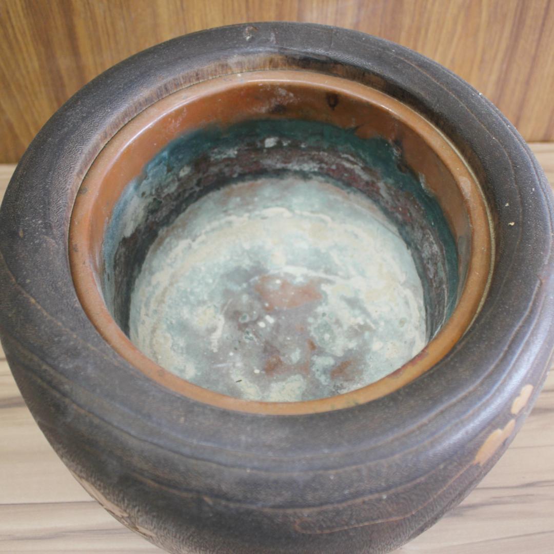 桐火鉢　高蒔絵・螺鈿細工　その１