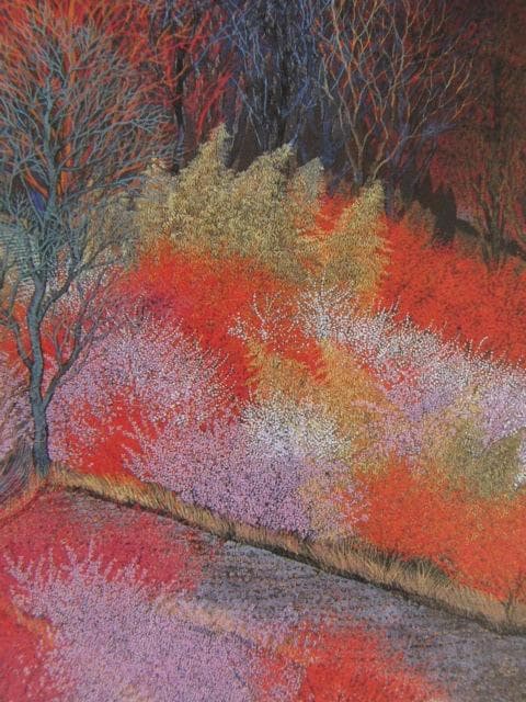 平松礼二、【路ー『早春譜』が聞こえてくる】、希少な額装用画集より