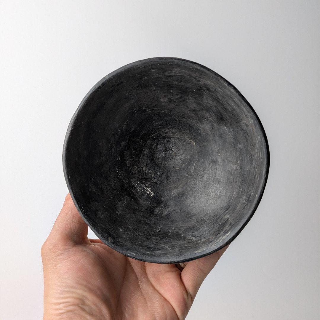 御陵碗 高杯 台付碗 黒色陶器 土師器 奈良時代 平安時代 骨董 古美術