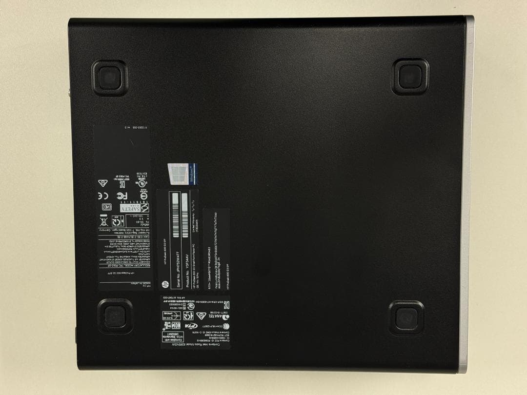 Windowsデスクトップ HP ProDesk 600 G3 Core i5 16G 256G WIFI