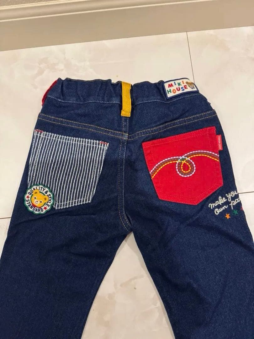 ミキハウス　定価27500円新品豪華パンツ　ベースボール