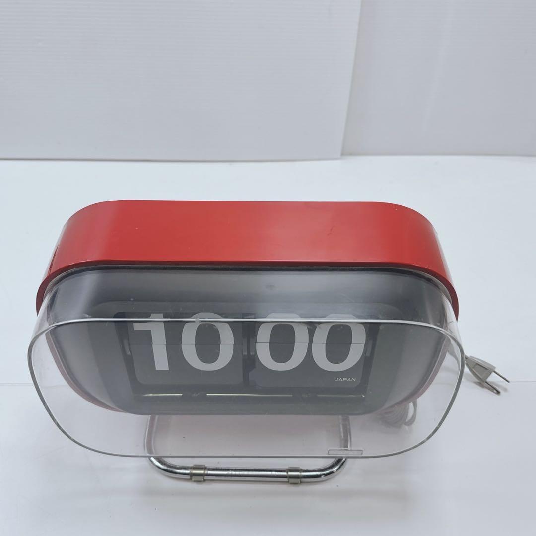 k1439 COPAL コパル　大型　パタパタ時計 802 稼働品 昭和レトロ