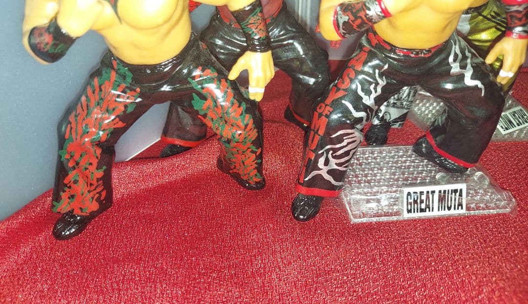 プロレス フィギュア GREAT MUTA グレート ムタ 4体まとめ売り