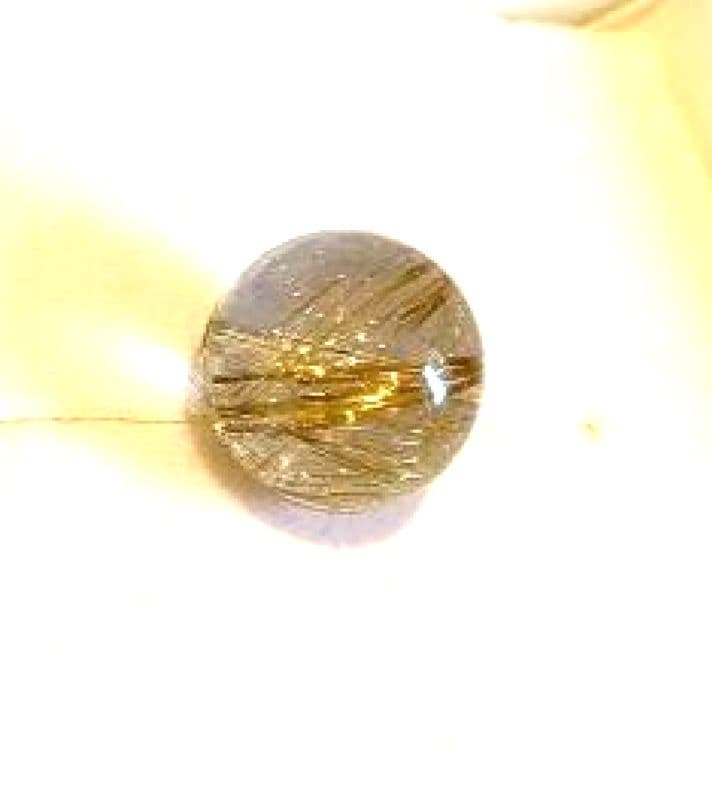 【金運】ゴールドルチルクォーツ　天然石　パワーストーン【鑑別書付】ハイクラス