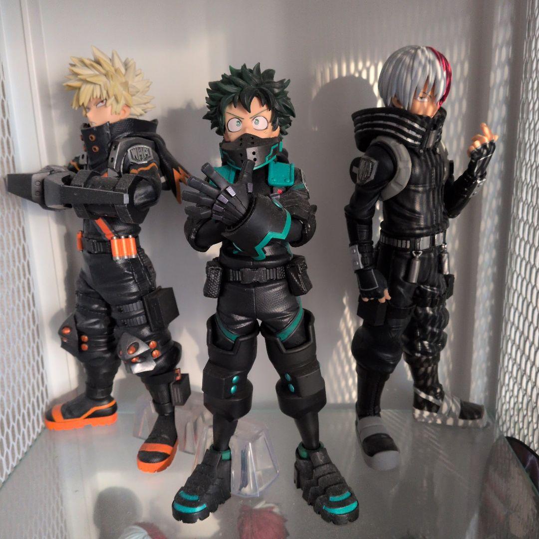 僕のヒーローアカデミア フィギュア　緑谷、爆豪、轟