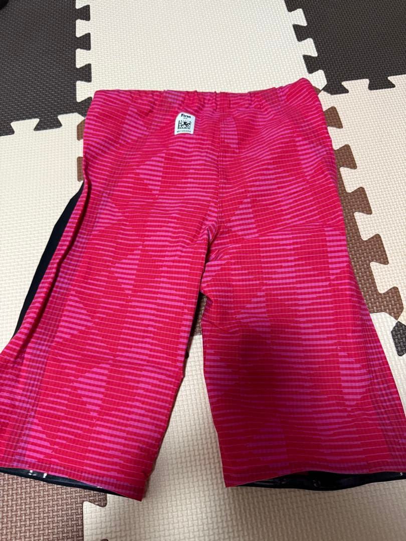 Mizuno 競泳水着 黒/ピンク ストライプ GXソニックⅢ