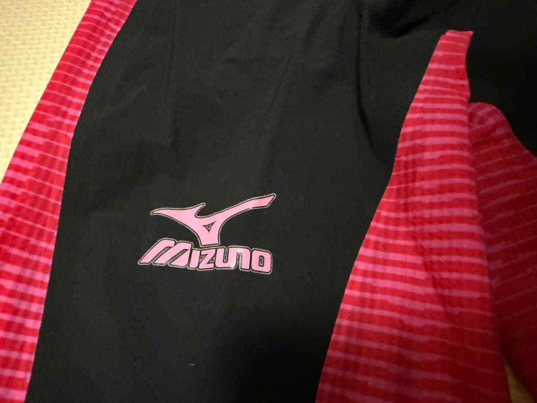 Mizuno 競泳水着 黒/ピンク ストライプ GXソニックⅢ