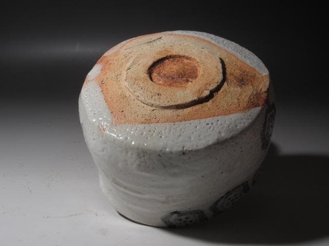 ★　月形那比古　志野茶碗　美しい一品です★x427