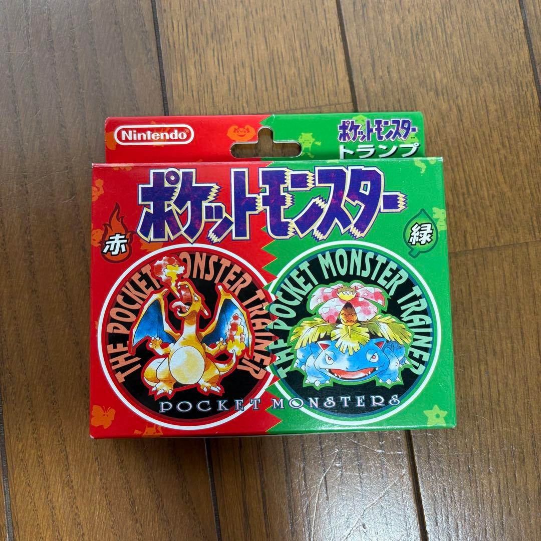 ポケットモンスター　トランプ　赤　緑 未使用