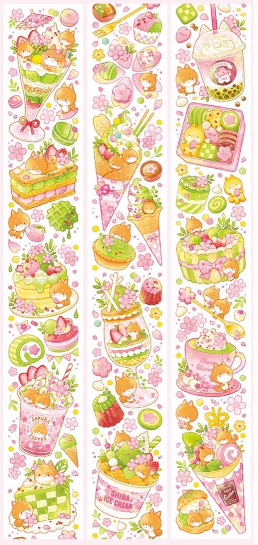 海外 PETテープ マスキングテープ お花見シーズン