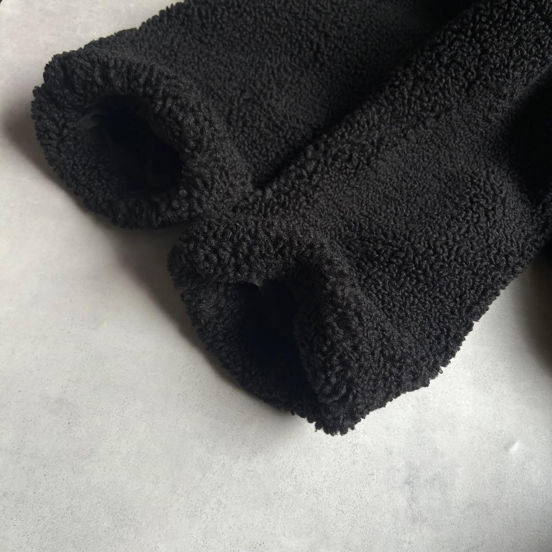 ZARA テディベアコート ボア チェスターコート マキシ丈 シングル 黒