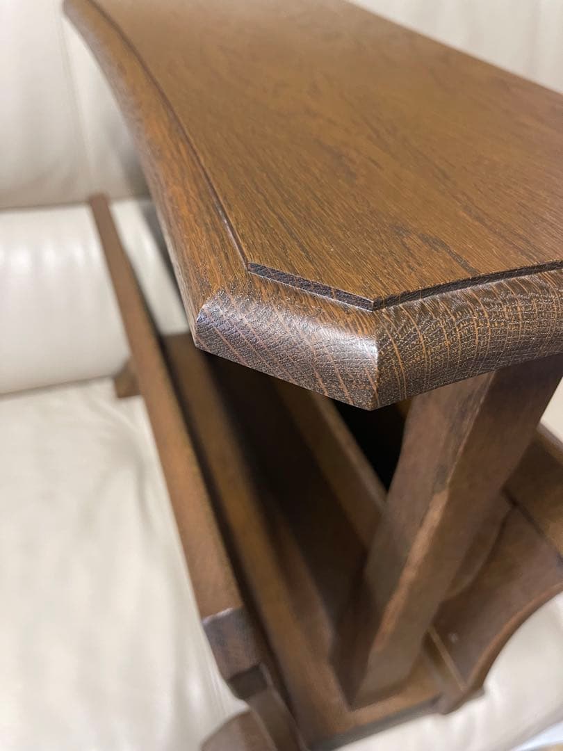 木製二段マガジンラック