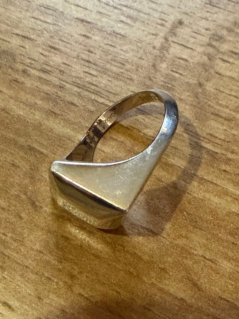 CELINE セリーヌ スクエア シルバーリング メンズ 58/18号