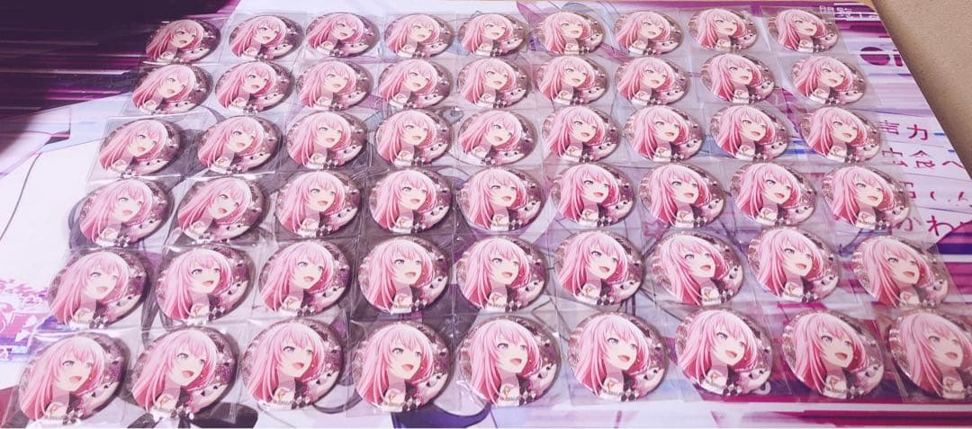 プロセカ 巡音ルカ 缶バッジ 54 個 モアジャン ステージのセカイ まとめ売り