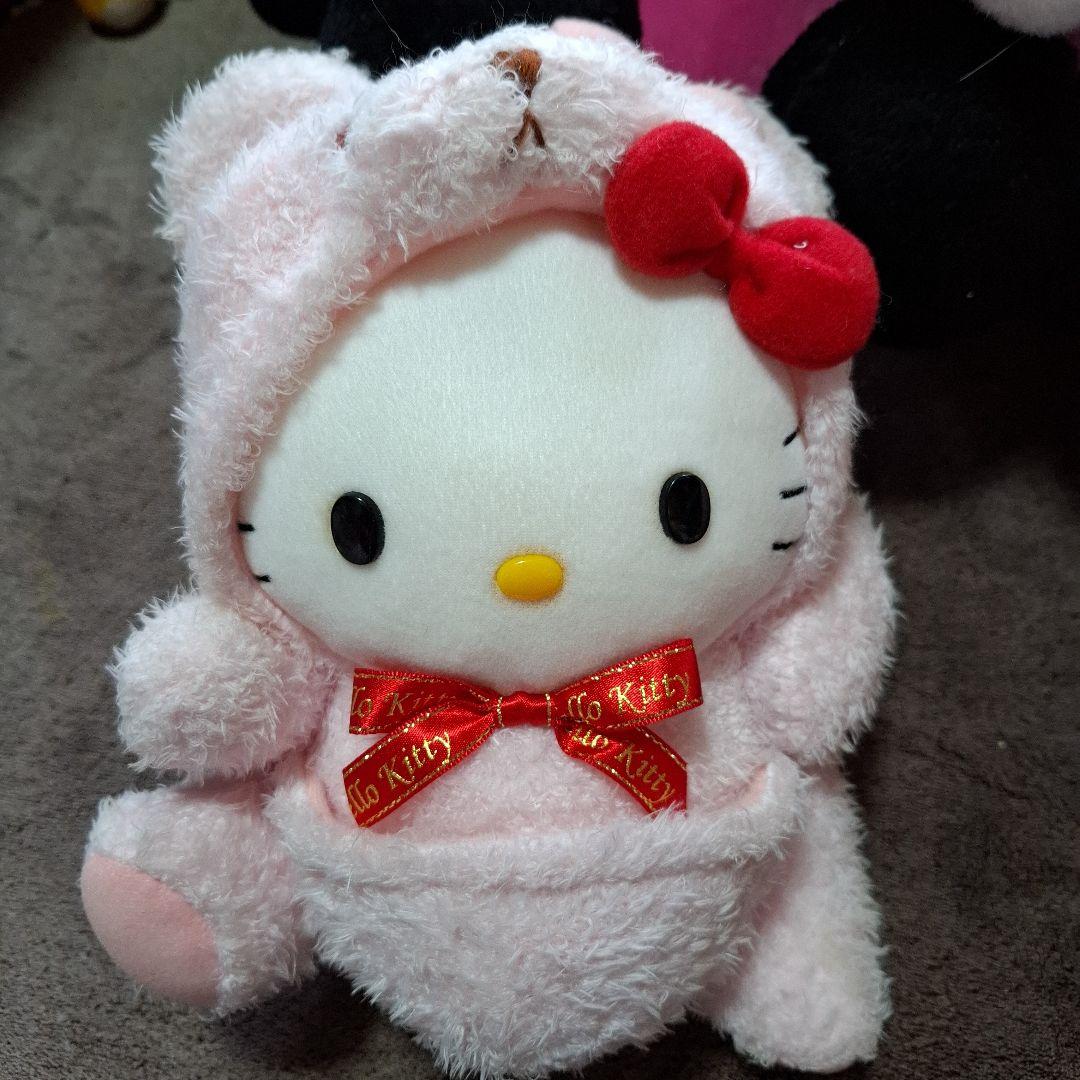 平成レトロハローキティ ぬいぐるみ8点セット