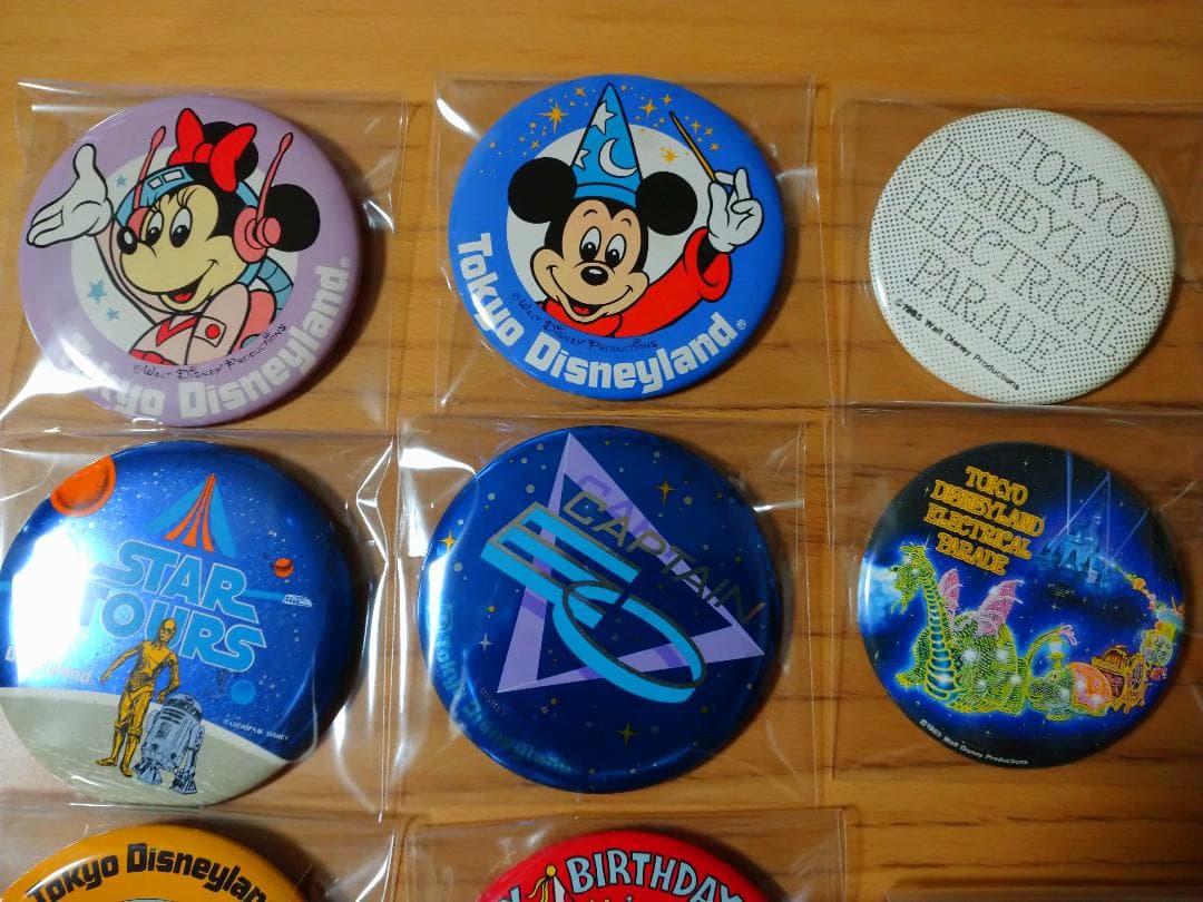 東京ディズニーランド★バッジ★スターツアーズ★80年代★Captain EO