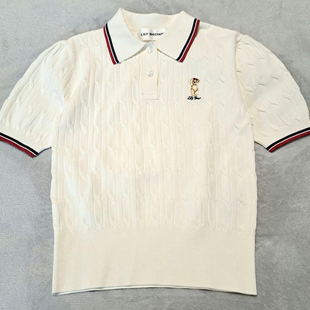 リリーブラウン 【極美品】サングラスLily Bear ポロニットプルオーバー