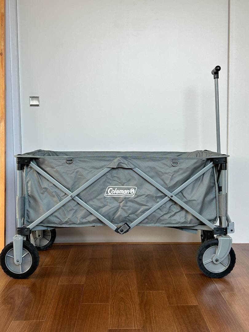 コールマン アウトドアワゴン キャリーカート グレー カート 一回使用のみ