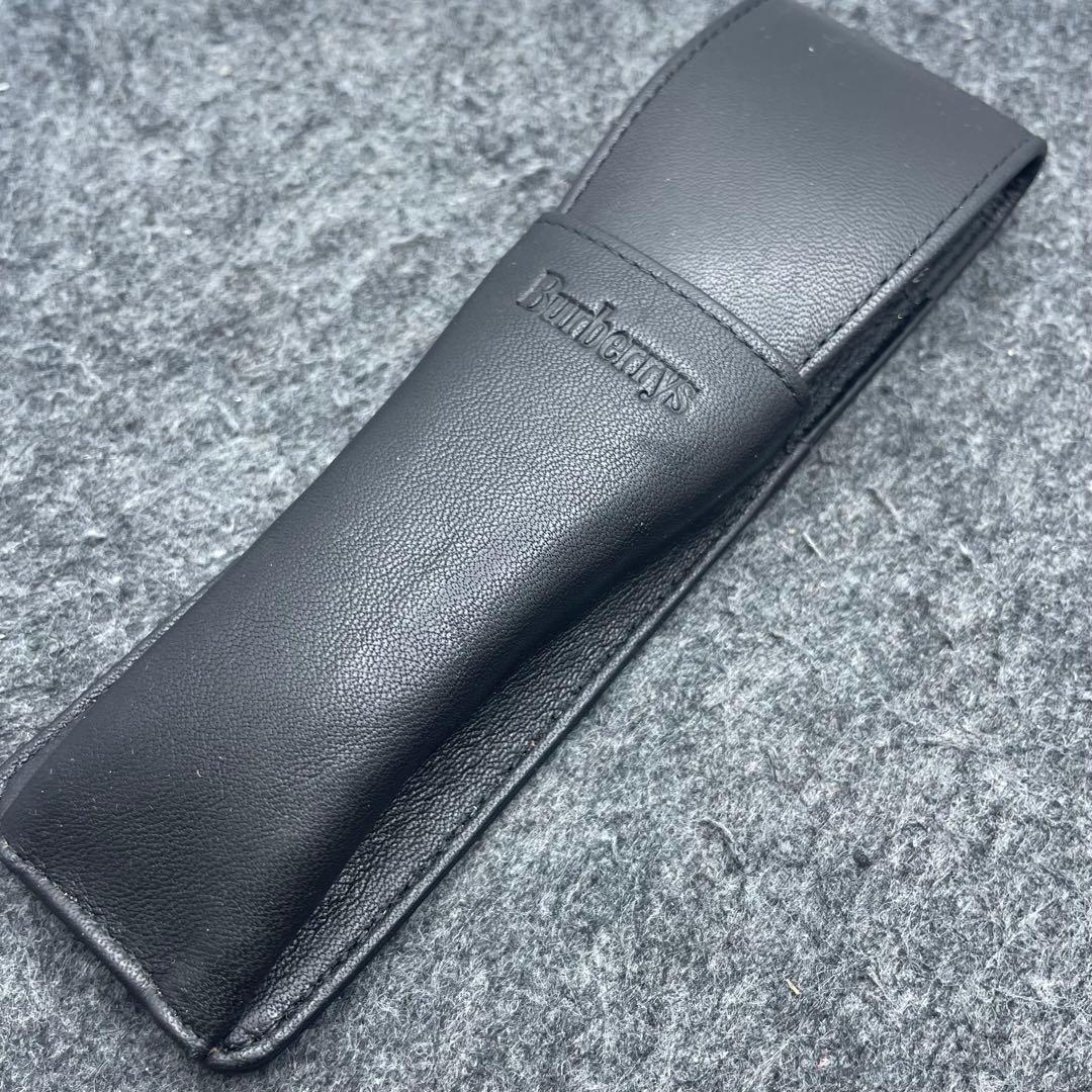 PE796□Burberrys バーバリー 万年筆 ブライヤー軸 14Kニブ