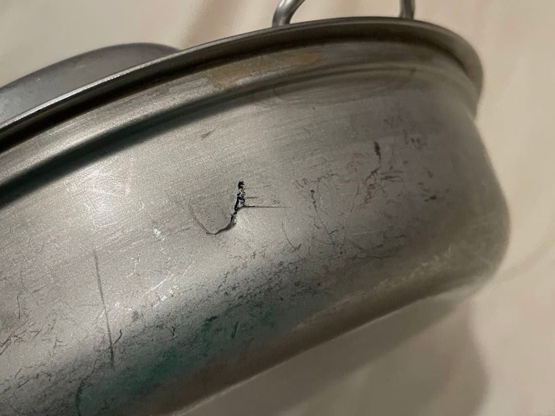 実物【米軍】メスキットパン(1966年製)&カトラリーセット　ベトナム戦争自衛隊