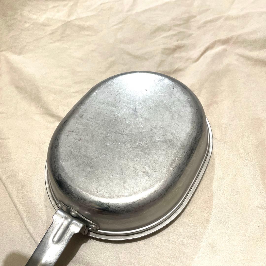 実物【米軍】メスキットパン(1966年製)&カトラリーセット　ベトナム戦争自衛隊