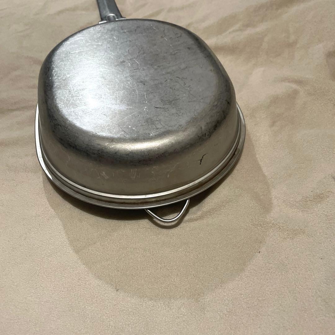 実物【米軍】メスキットパン(1966年製)&カトラリーセット　ベトナム戦争自衛隊