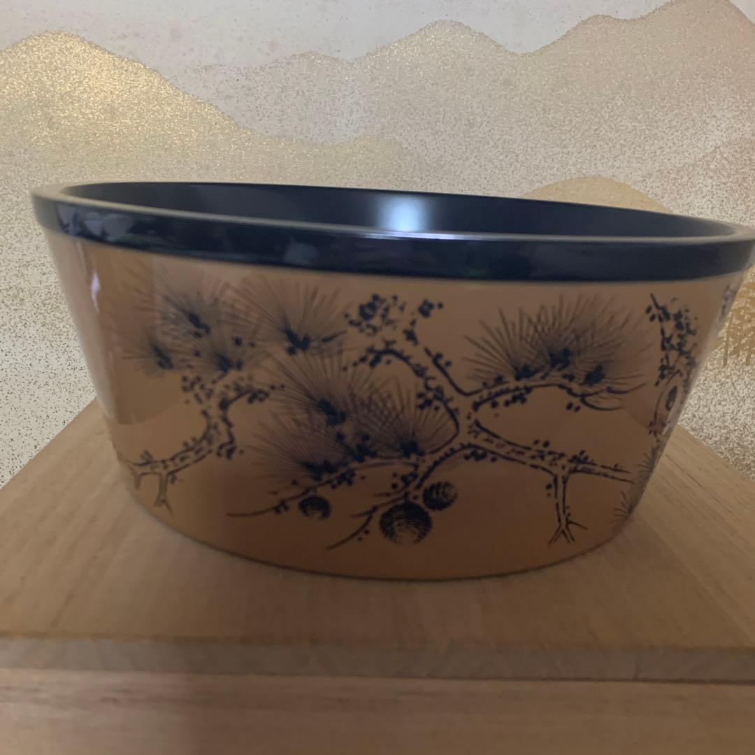 人国国宝　巨匠　前大峰　輪島塗　沈金　松之盛器　水指