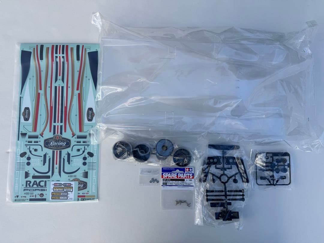 タミヤ ポルシェ956 ボディセット ホイール1台分 ボディマウント