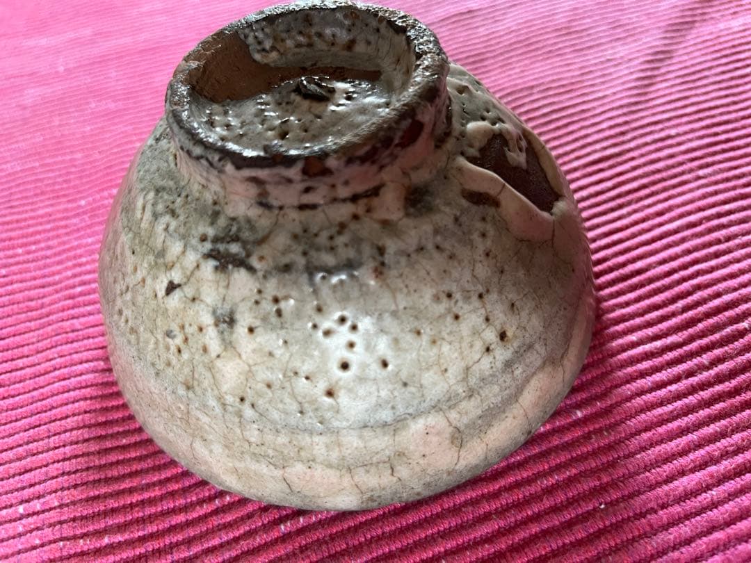 李朝時代粉青茶碗 ？箱付き