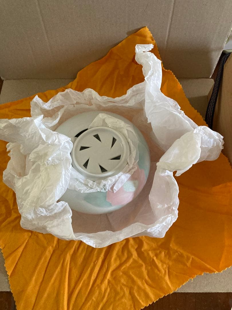 香炉 丸山輝悦作 『椿文香炉』 桐箱入り