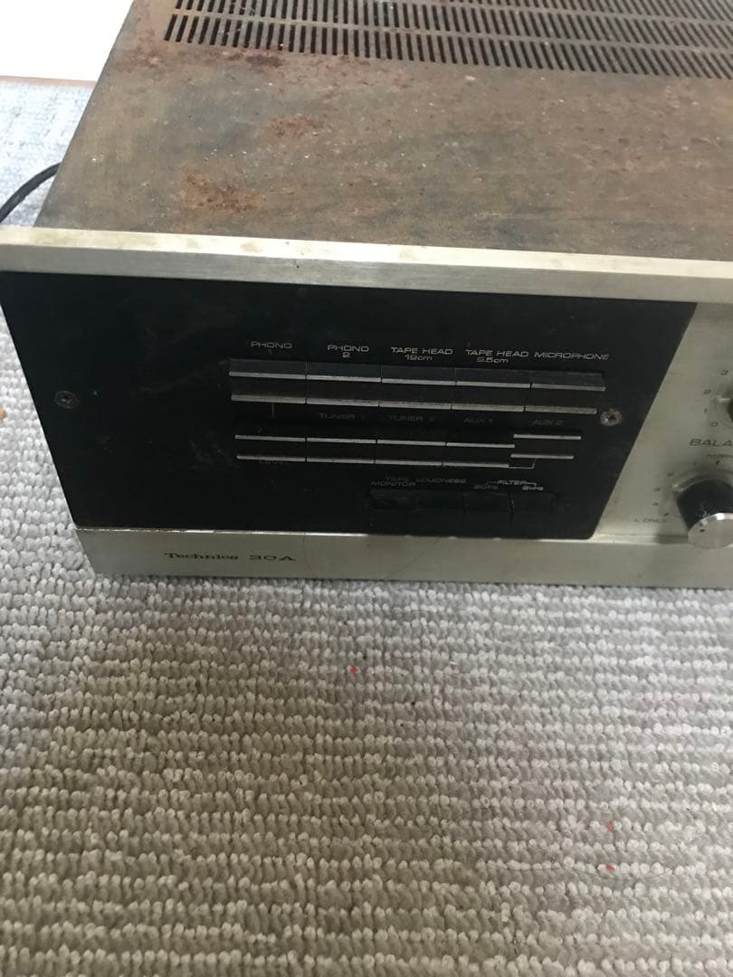 TECHNICS 30A ジャンク品 プリアンプ コントロールアンプ テクニクス