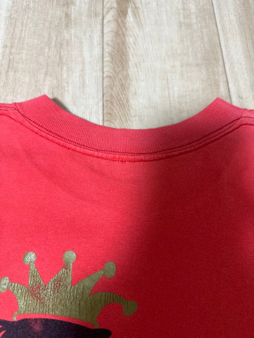 OldStussy Knowledge is King Tシャツ 赤