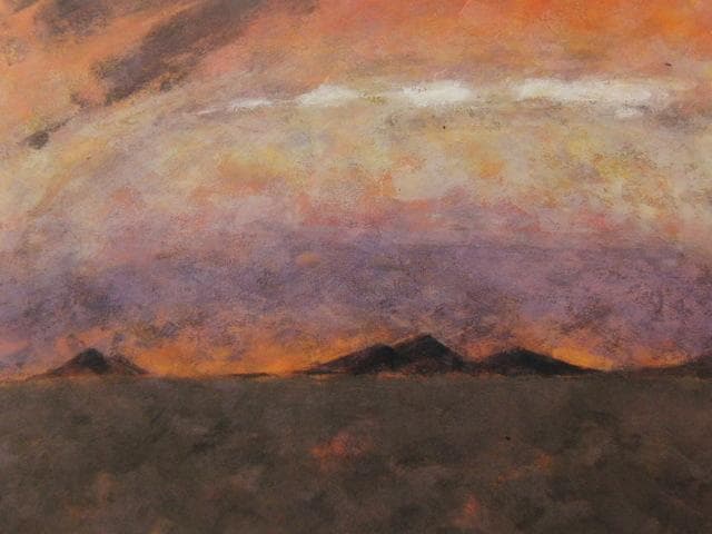 池田道夫、【琵琶湖朝輝】、希少な額装用画集より、新品額装付