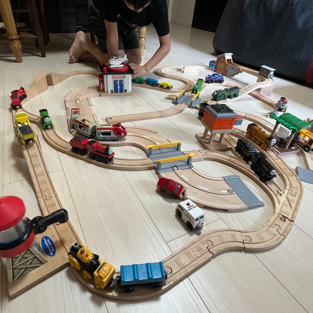 【確認用写真】ラーニングカーブ きかんしゃトーマス 木製レール