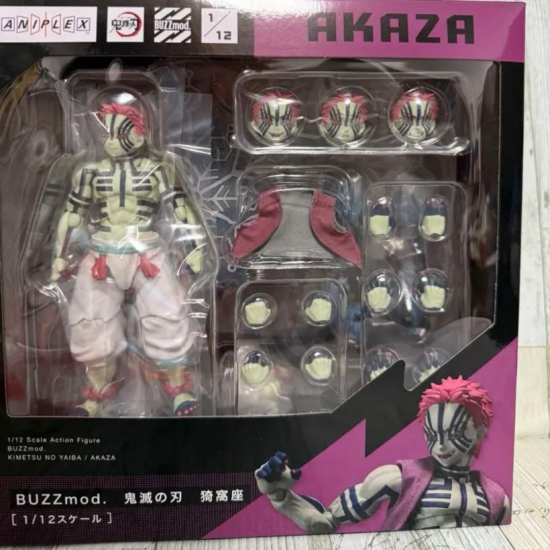 鬼滅の刃　BUZZmod. 煉獄杏寿郎　猗窩座　2体セット　無限列車　フィギュア