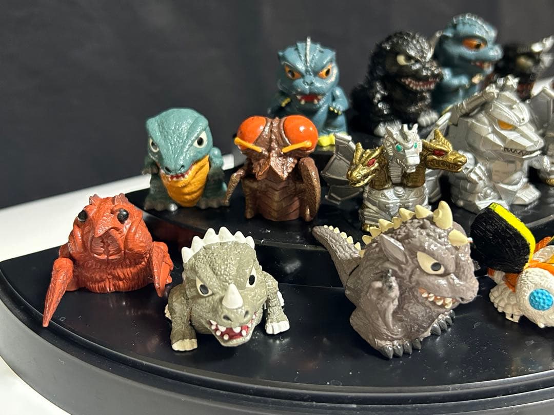 【レトロ】 ゴジラ ソフビ 指人形 19体＋α