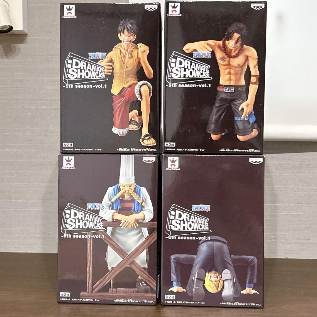 ワンピース ルフィ エース サンジ ゼフ フィギュア ドラマティックショーケース