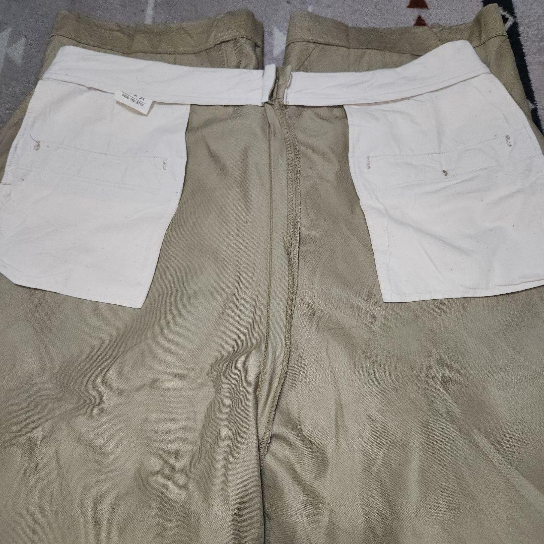 60s USミリタリー チノトラウザーズ ベージュ 38x31
