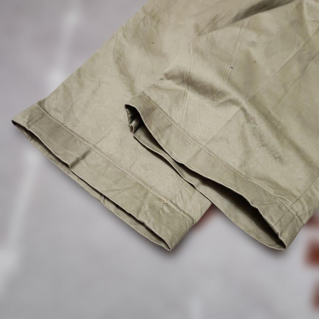 60s USミリタリー チノトラウザーズ ベージュ 38x31